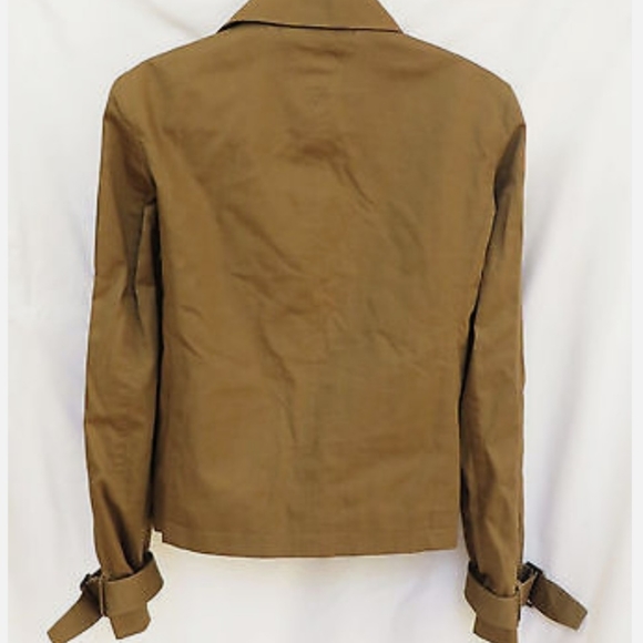 Theyskens' Theory Cotton Linen Brown Jacket 0 - Picture 2 of 11